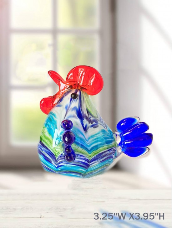 Art Glass Rooster